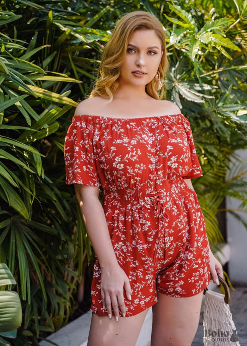 Plus Size Jumpsuit Boho Mini Dress Jayla